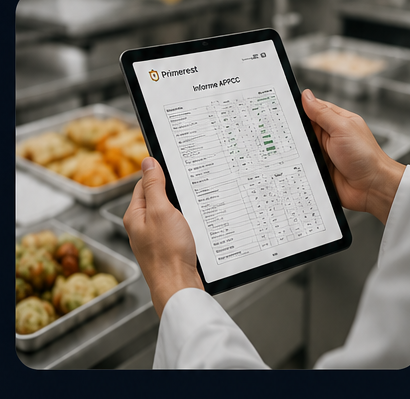Informe APPCC en tablet para auditorías
